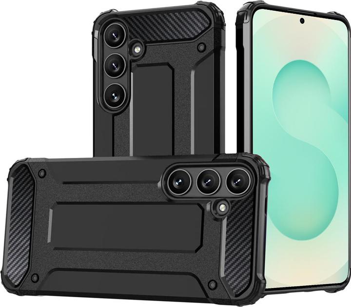 Actual product image Techsuit - Hybrid Armor - Samsung Galaxy S25 - Black (Samsung Galaxy S25)