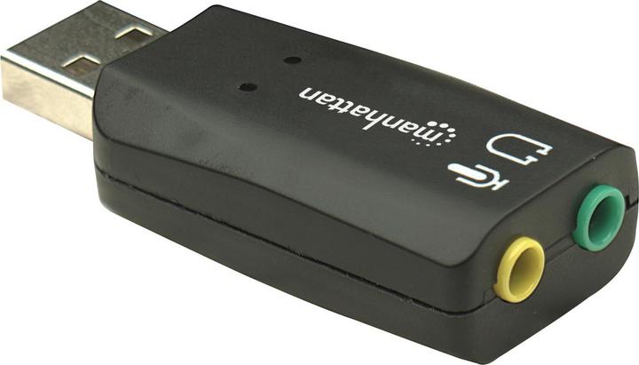 Produktbild Manhattan Hi-Speed USB 3D Sound Adapter (USB 2.0)