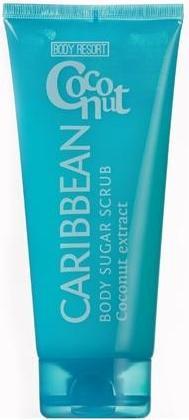 Body Resort Blue cukrowy peeling do ciała z ekstraktem z kokosa 250g