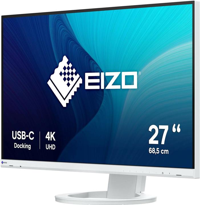 Produktbild Eizo FlexScan EV2740S, 68,6 cm (27"), 3840 x 2160 Pixel, 4K Ultra HD, LCD, 6 ms, Weiss (3840 x 2160 Pixel, 27")