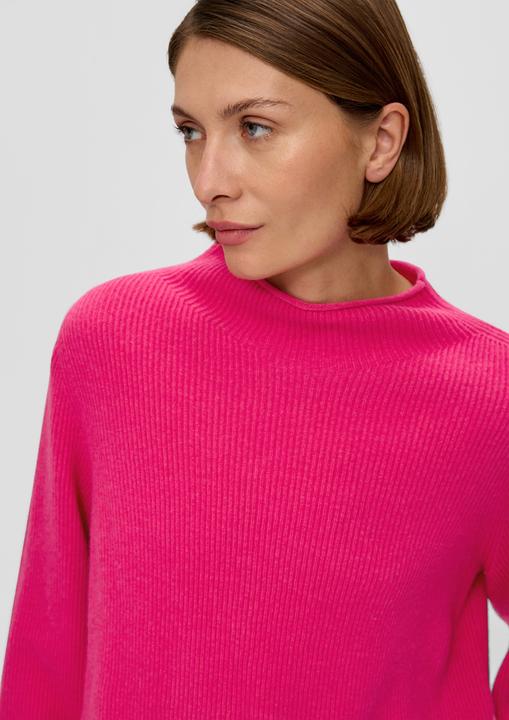 Produktbild s.Oliver Strickpullover Strickpullover aus Wollmix (40)
