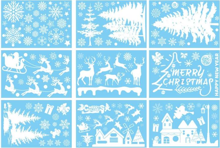 Hermex Christmas stickers Christmas window stickers with festive motifs