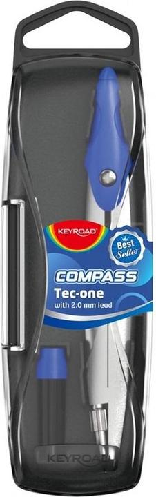 Keyroad Metallkompass im Etui mit MIX-Graphiten
