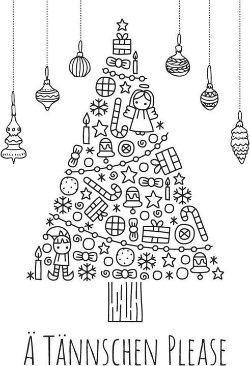 Produktbild Merry Christmas! 20 Ausmal-Postkarten (20 Stk.)