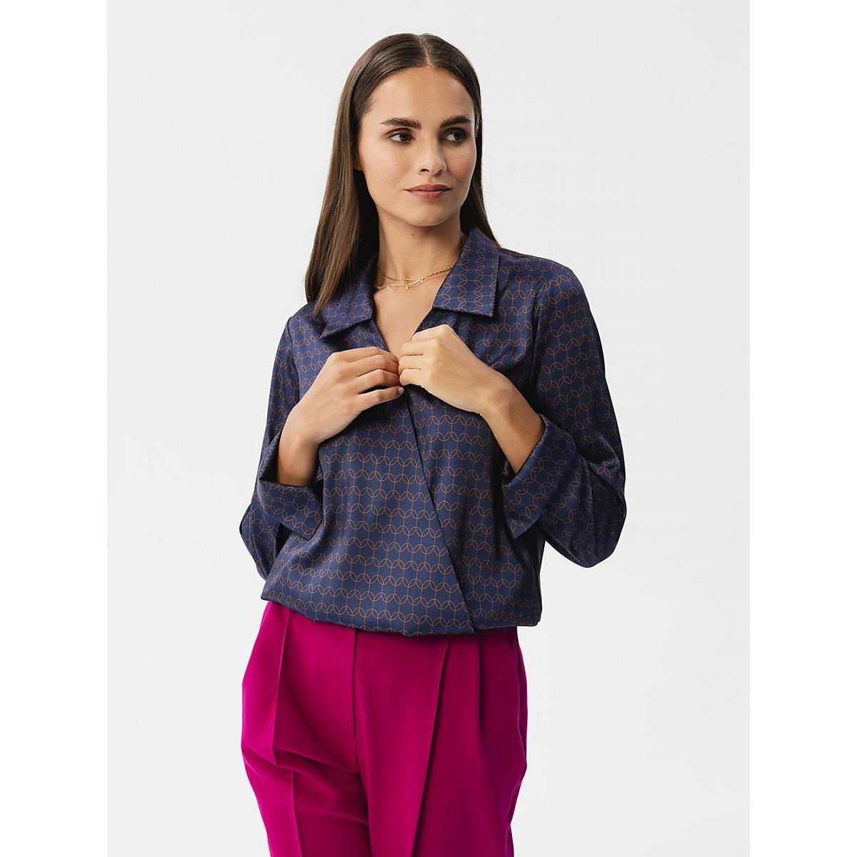 Stylove, Damen, Bluse, Bluse, Blau, (XL)