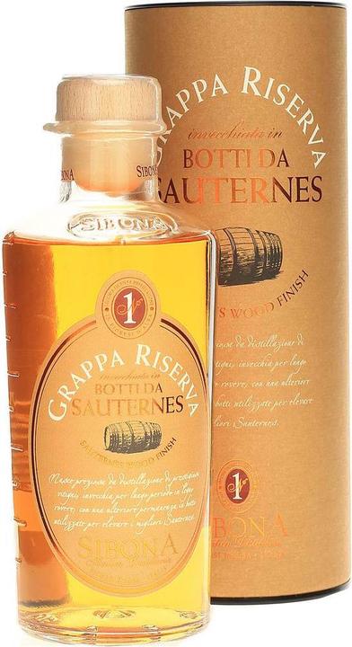 Produktbild Sibona Grappa Riserva Botti Da SAUTERNES in Etui