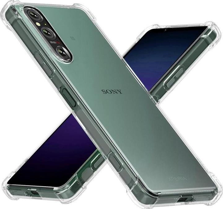 Produktbild Screenguard Sony Xperia 1 V Hülle Crystal Soft Airbag Bumper (Sony Xperia 1 V)
