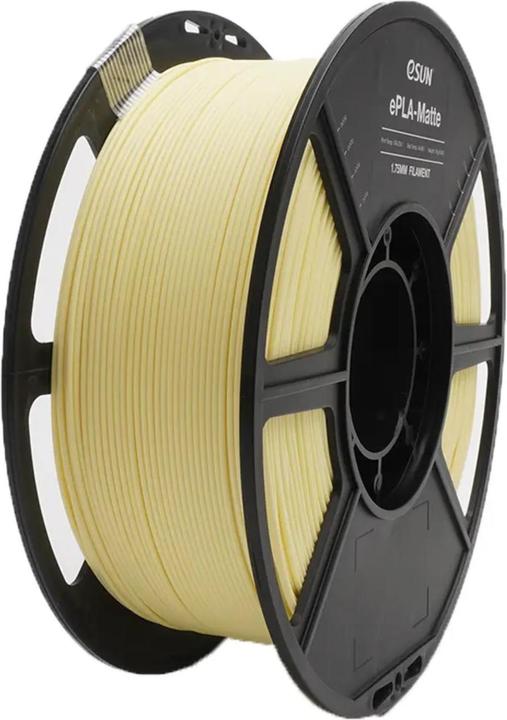 Immagine prodotto eSUN ePLA Mat Mandorla Giallo Filamento 1,75mm 1Kg (PLA, 1.75 mm, 1000 g, Bianco, Giallo)