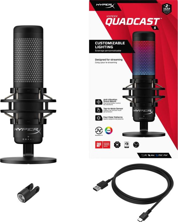 Actual product image HyperX QuadCast S