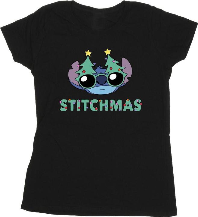 Image du produit Disney - T-shirt LILO & STITCH STITCHMAS GLASSES - Femme (L)