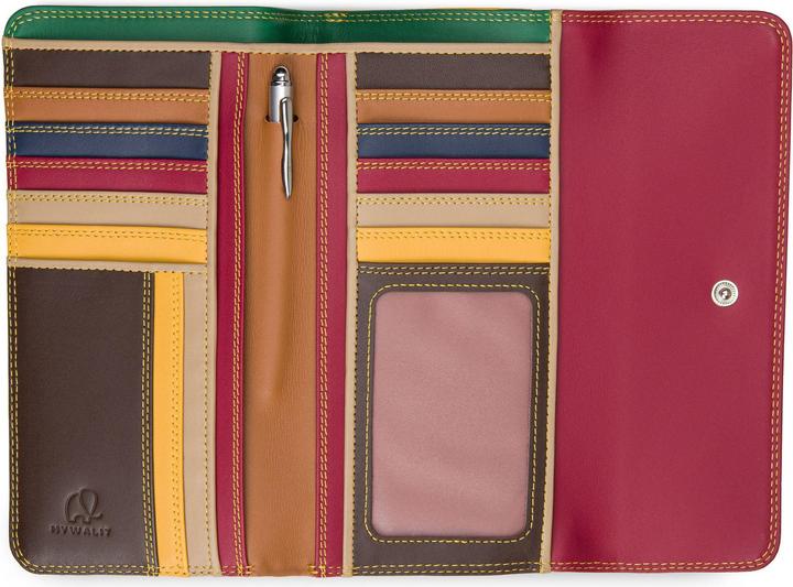 Actual product image Mywalit Tri-fold Zip Wallet Leather Wallet 17 cm