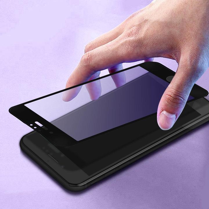 Actual product image Avizar BlueGuard glass display protection with blue light filter (1 pcs., Apple iPhone SE (3rd Gen))