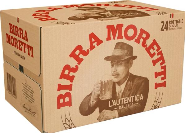 Produktbild Birra Moretti L'Autentica (24 x 33 cl)