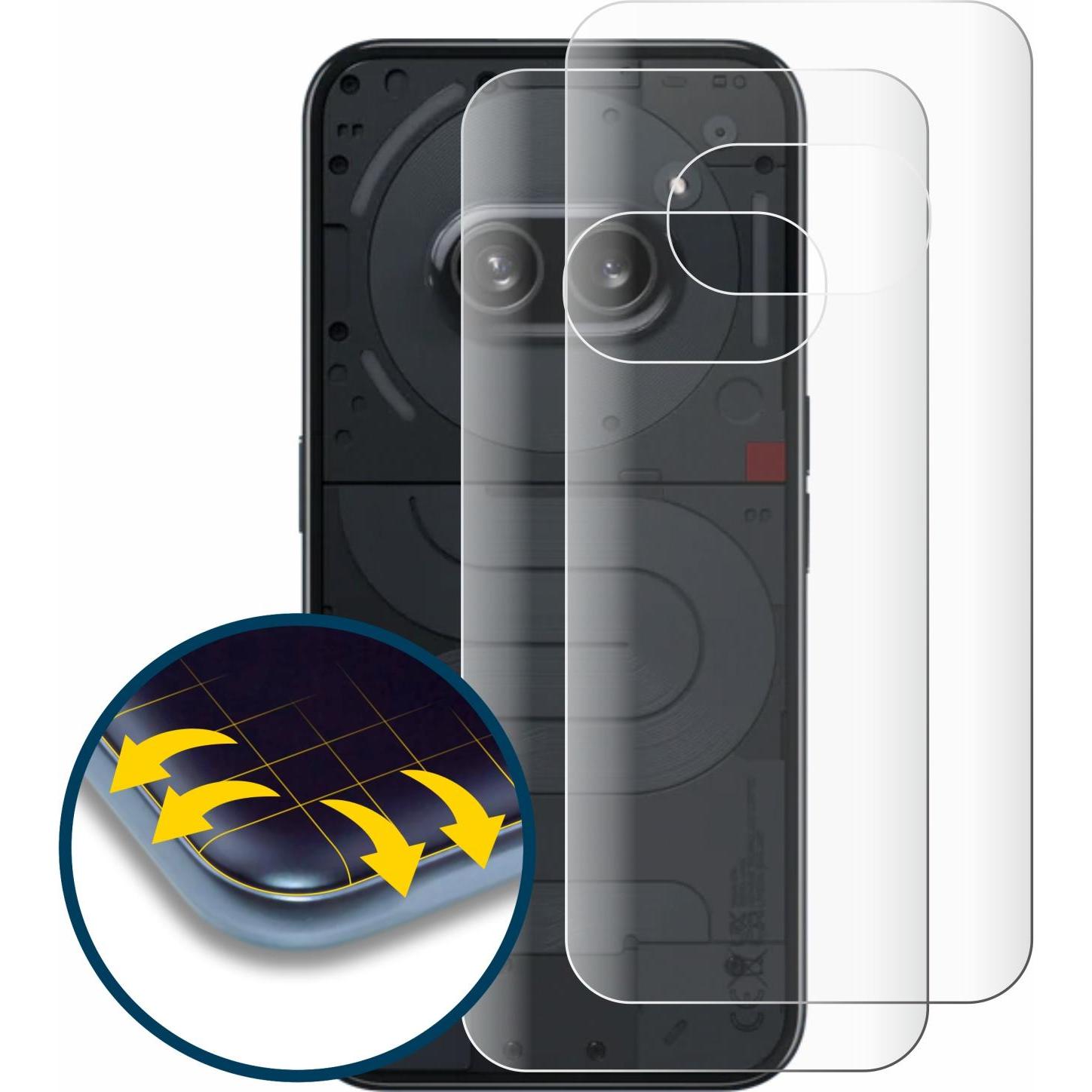 Thumbnail - BROTECT Full-Screen Displayschutz (2 Stück, Nothing Phone (2a)), Smartphone Schutzfolie, Transparent