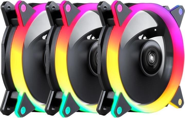 Produktbild Unykach Fan CANDY 30 ARGB Ring Led 120 mm (120 mm, 3 x)