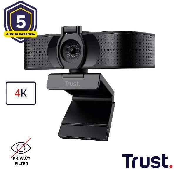 Actual product image Trust 4K Ultra HD Webcam (8.60 Mpx)