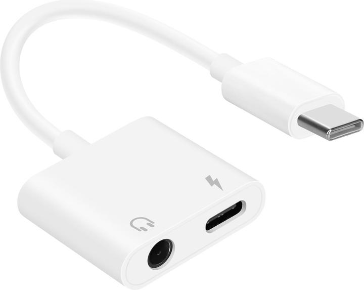 Enkay USB-C auf 3.5mm + USB-C Audio- und Ladeadapter (USB-C, 3.5mm Klinke)