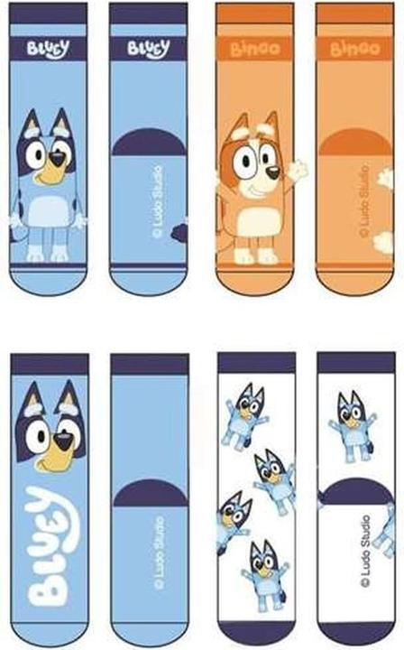 Actual product image Bluey Socken Bunt (27 - 30)