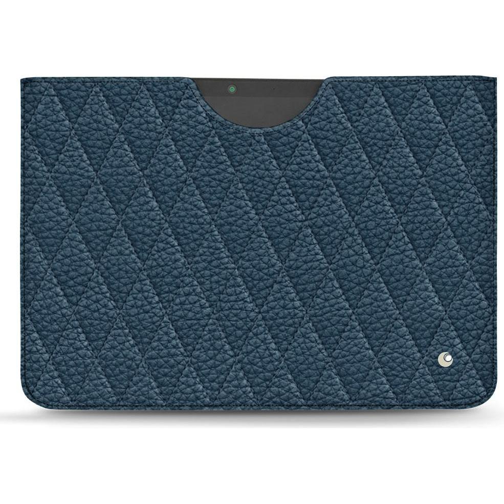 Noreve Lederschutzhülle (Microsoft Surface Pro X), Tablet Hülle, Blau