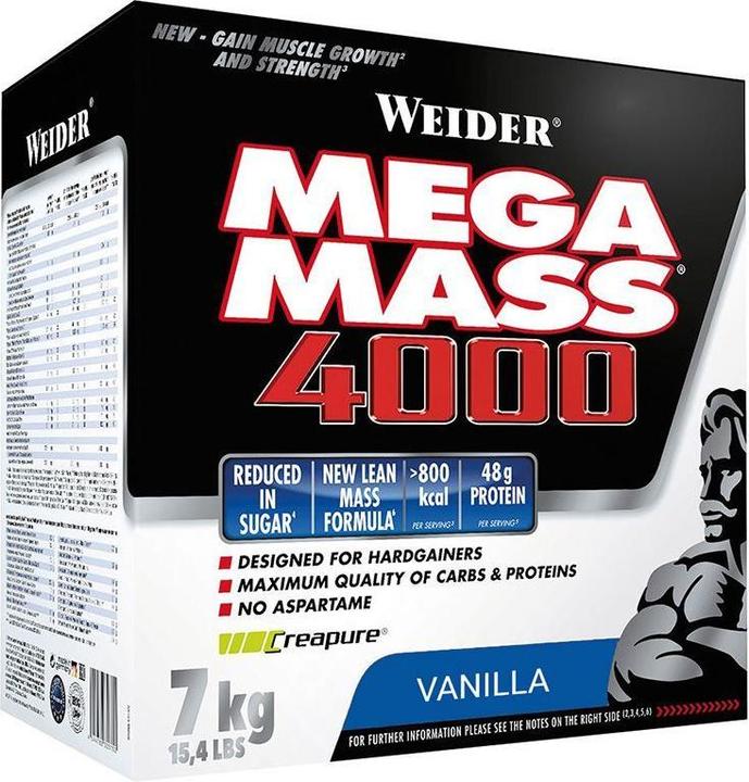 Produktbild Weider Mega Mass 4000 (7000 g, 1x, Vanille)
