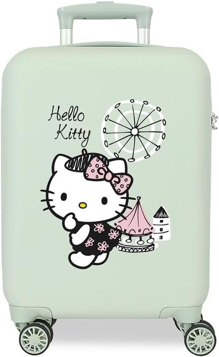 Actual product image Hello Kitty Fair Green Suitcase