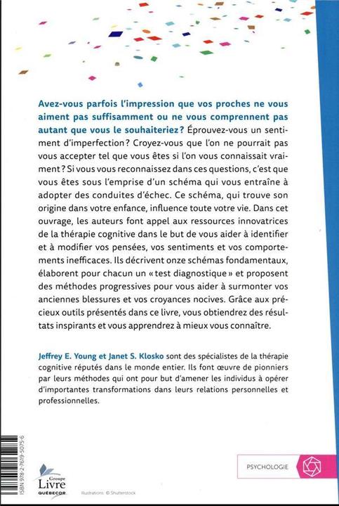 Image du produit Je réinvente ma vie : vous valez mieux que vous ne pensez (Français, Young Jeffrey E., Klosko Janet S., 2018)
