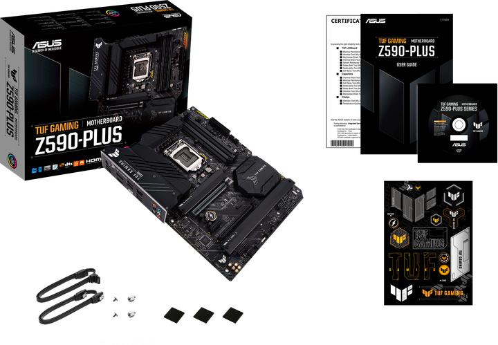 Produktbild ASUS TUF GAMING Z590-PLUS (LGA 1200, Intel Z590, ATX)