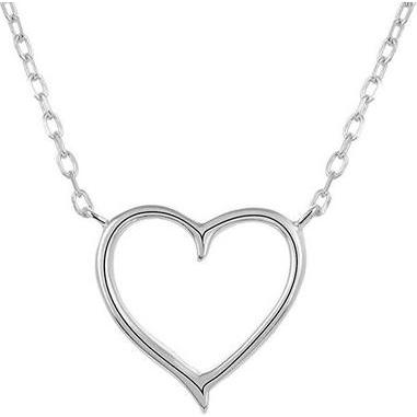Beneto, Halsschmuck, Silver necklace with heart AGS288 / 47