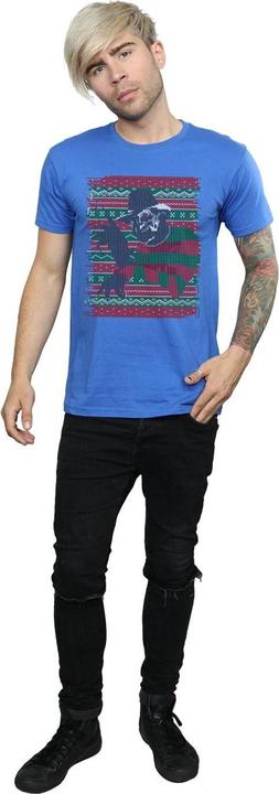Produktbild Absolute Cult Christmas Fair Isle TShirt (L)
