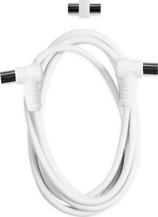 Actual product image Ekon Antenna cable with angled connectors, 75dB (Antenna cable)