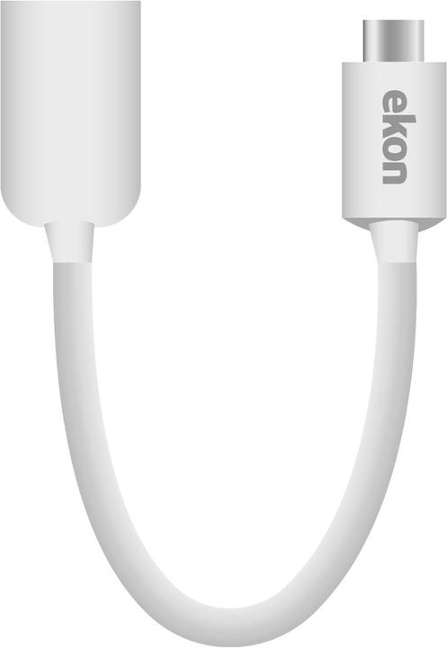 Actual product image Ekon Type-C male to USB female adapter (0.10 m, USB 3.2 Gen 1)