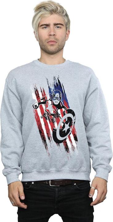 Produktbild Avengers Captain America Streaks Sweatshirt (4XL)