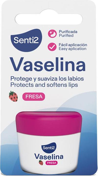 Actual product image Senti2 Moisturising Lip Balm Strawberry 20 ml (Lip balm, 20 ml)