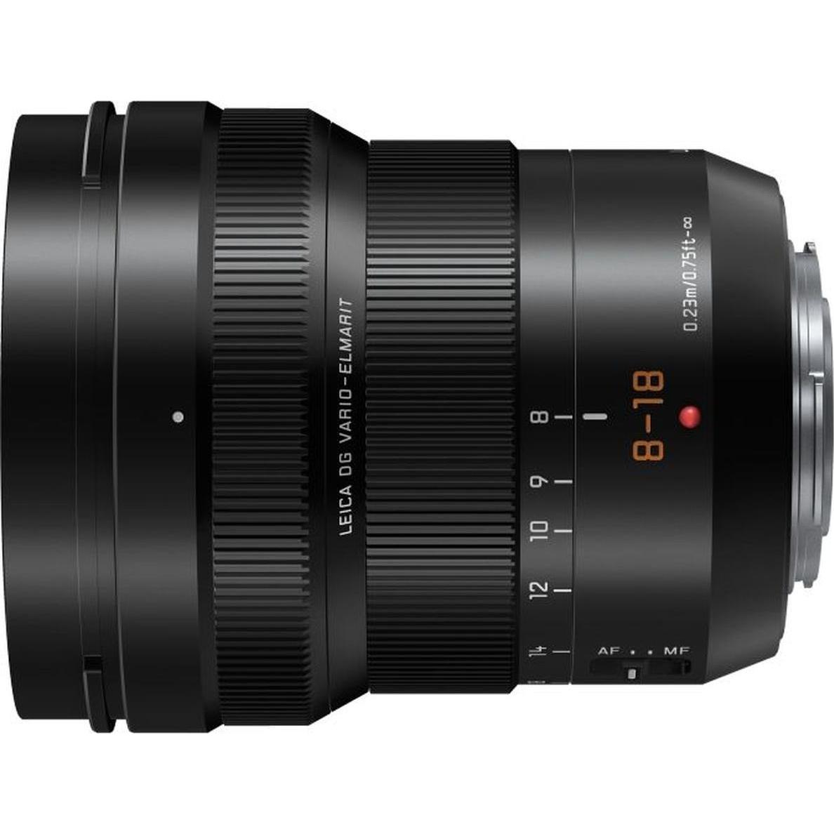 Panasonic 8-18mm f/2.8-4.0 ASPH. (Micro Four Thirds, Micro Four Thirds), Objektiv, Schwarz