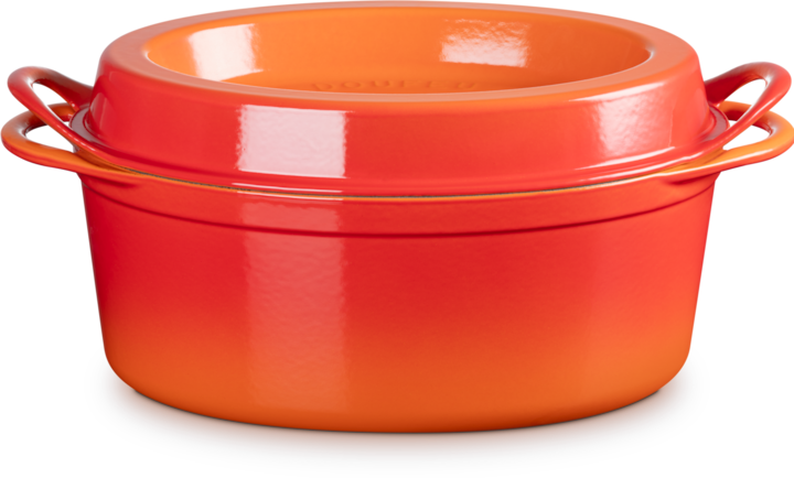 Productafbeelding Le Creuset Sapbrander, Doufeu ovaal (32 cm, Braadpan + kasserol, Gietijzer)