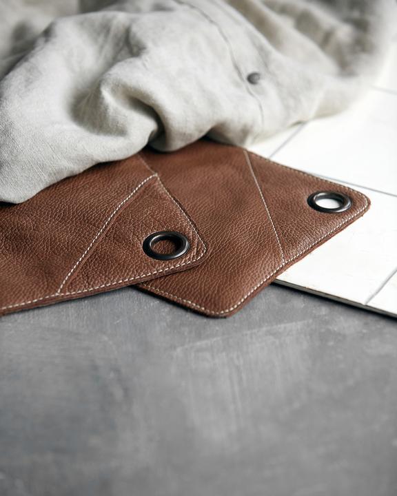 Image du produit House Doctor maniques, Square, marron (Cuir)