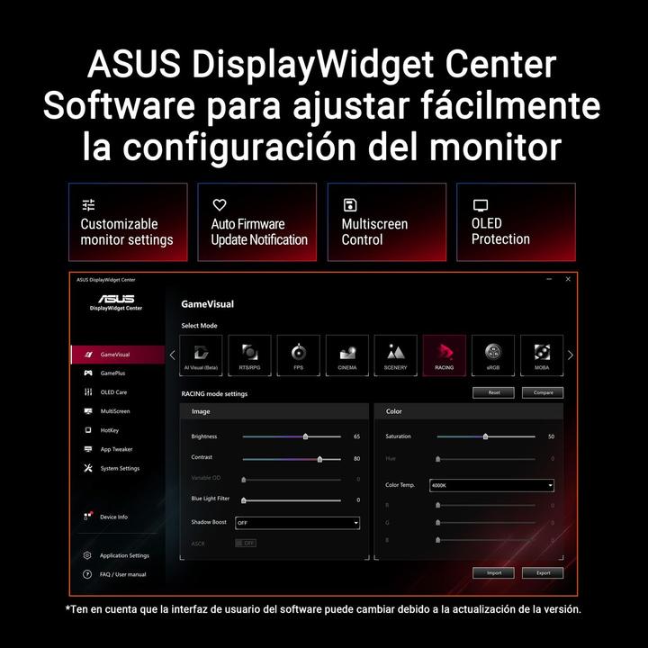 Actual product image ASUS ROG Strix OLED XG27ACDMS (2560 x 1440 pixels, 26.50")