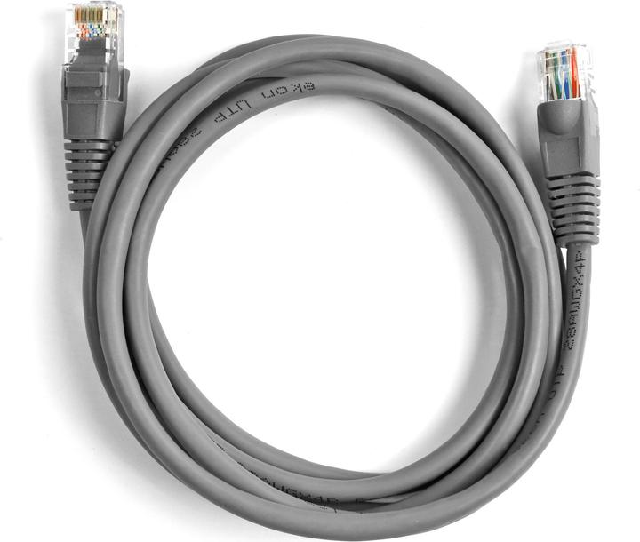 Actual product image Ekon Cat 5e network cable (U/UTP, CAT5e, 1.80 m)