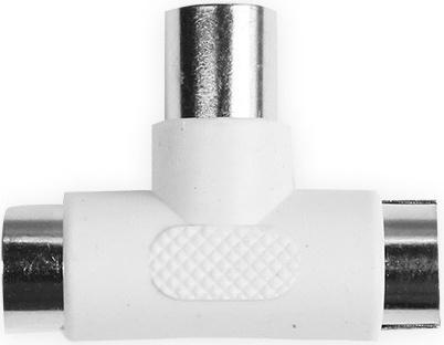 Immagine prodotto Ekon Splitter d'antenna coassiale con due uscite femmina (Cavi antenna)