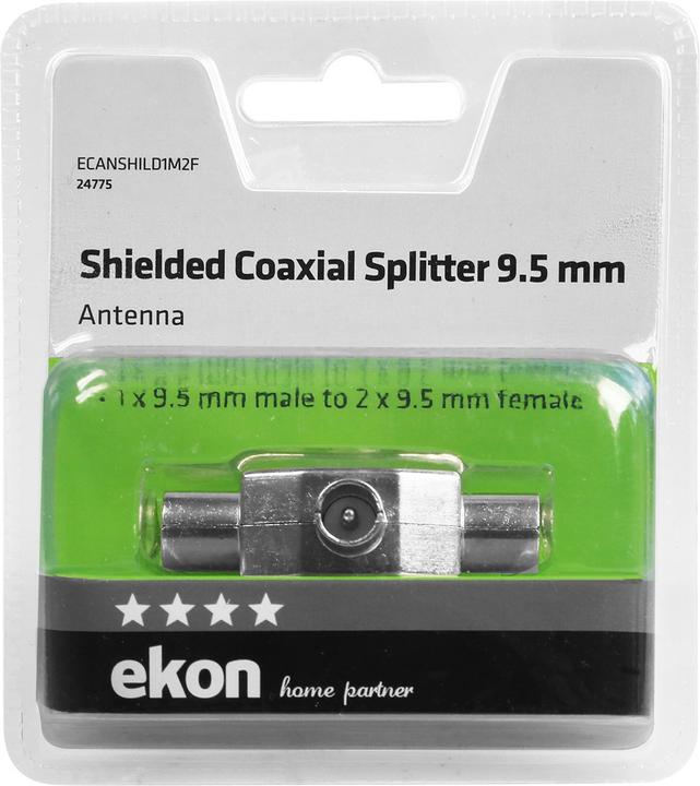 Image du produit Ekon Shielded 9.5mm coaxial antenna splitter (Câble d'antenne)