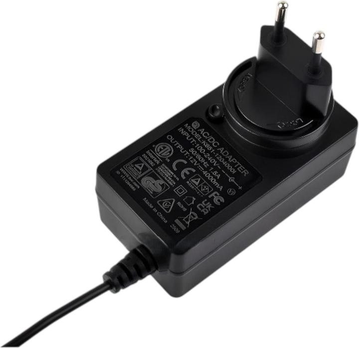 Image du produit WaveShare 12V DC 4000mA Netzteil AC/DC-Adapter 5.5mm/2.1mm Stecker