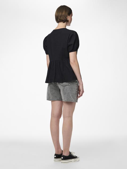 Actual product image Pieces PCGOLLY top with puff sleeves (S)