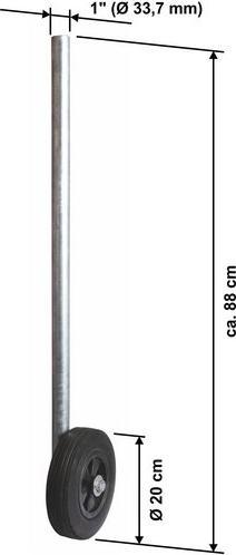 Image du produit AKO Roue d'appui pour portes de pâturage réglables