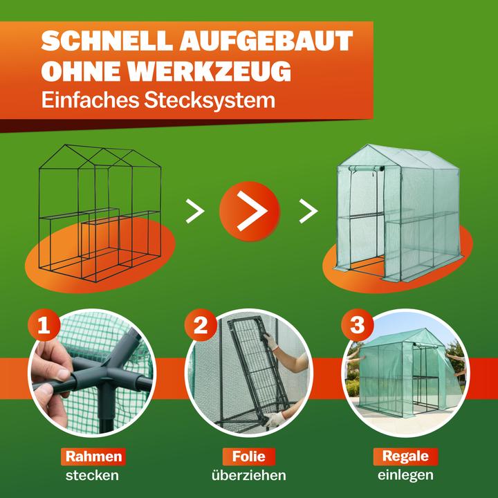 Produktbild Gardebruk Foliengewächshaus