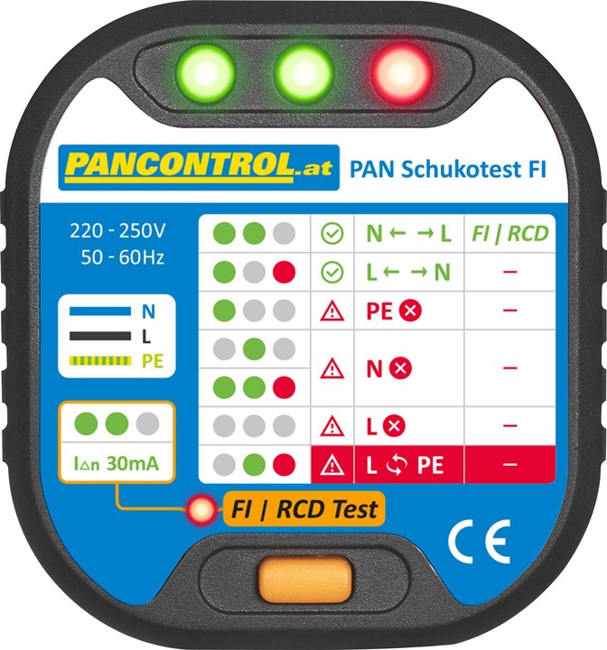 Produktbild Pancontrol PAN FI Schutzkontakt (CAT II 600V)
