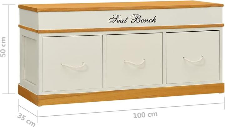 Image du produit vidaXL Aufbewahrungstruhe (100 cm)