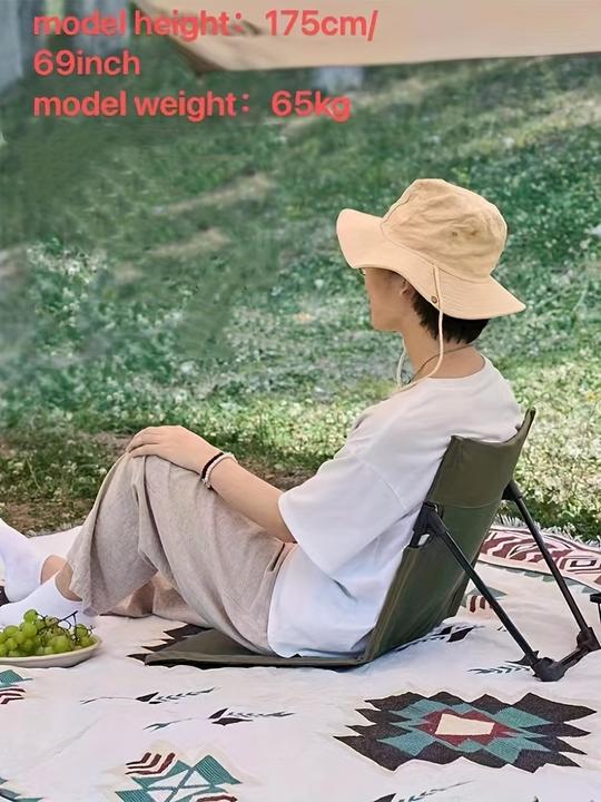 Produktbild PhoneLook Ultraleichte Aluminium Faltstuhl für Camping/Strand/Freizeit/Outdoor mit Tragetasche