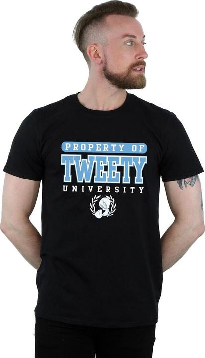 Image du produit Looney Tunes - T-shirt TWEETY PROPERTY OF UNIVERSITY - Homme (S)