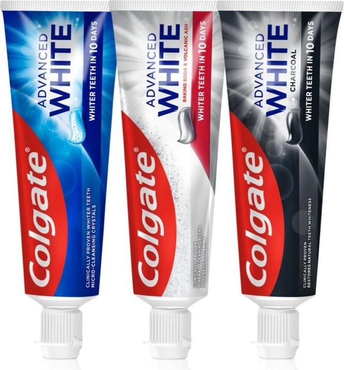 Produktbild Colgate Advanced Mix Trio Whitening Toothpaste Set - 3 X 75 Ml