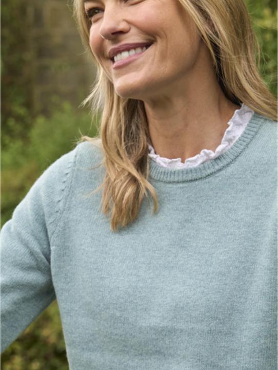 Produktbild Woolovers Pullover Rundhalsausschnitt Schafwolle (L)